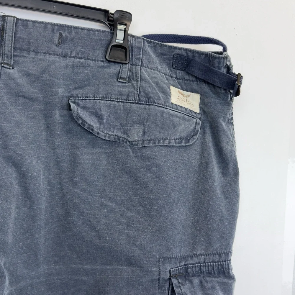 Polo Ralph Lauren Cargo Shorts Mens 40 Utility Military Field Ripstop 9.5